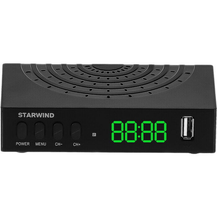 Тюнер DVB-T2 StarWind CT-240 черный