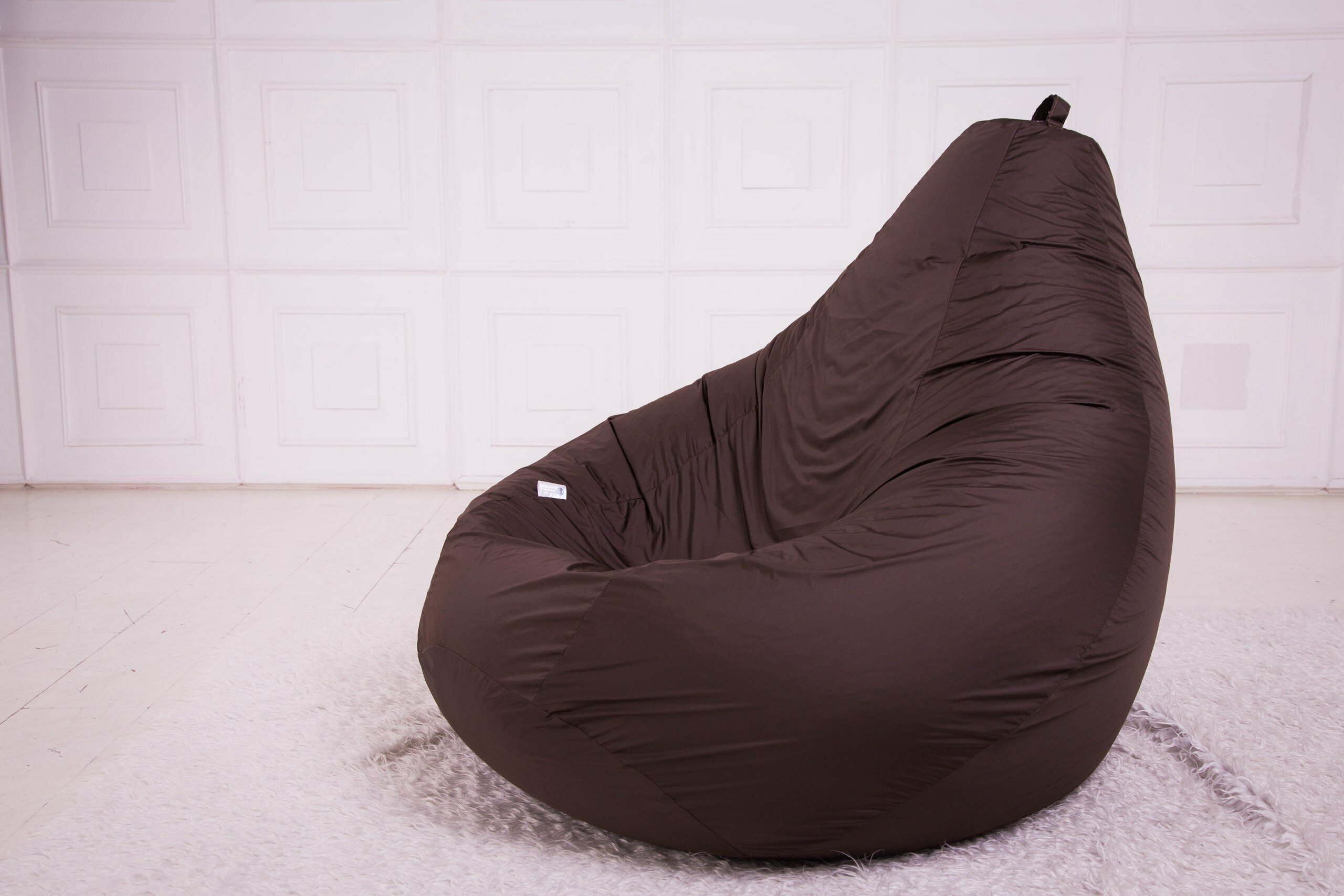 Кресло-мешок груша большого размера XXXXL (145x105) цвет шоколадный Он дарит ощущение тепла, покоя - фотография № 5