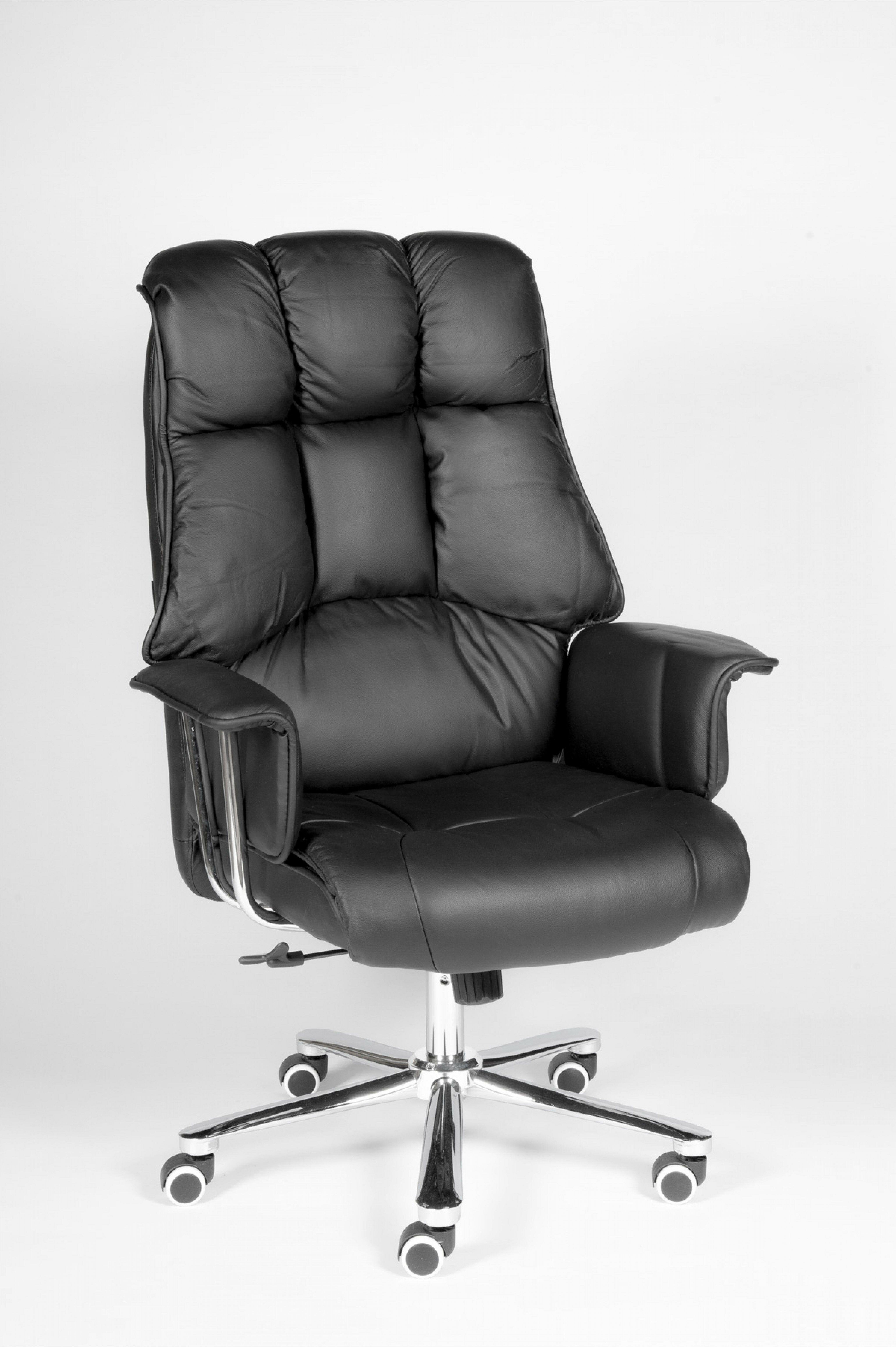 Кресло для руководителя Norden Президент кожа H-1133 leather Чёрный