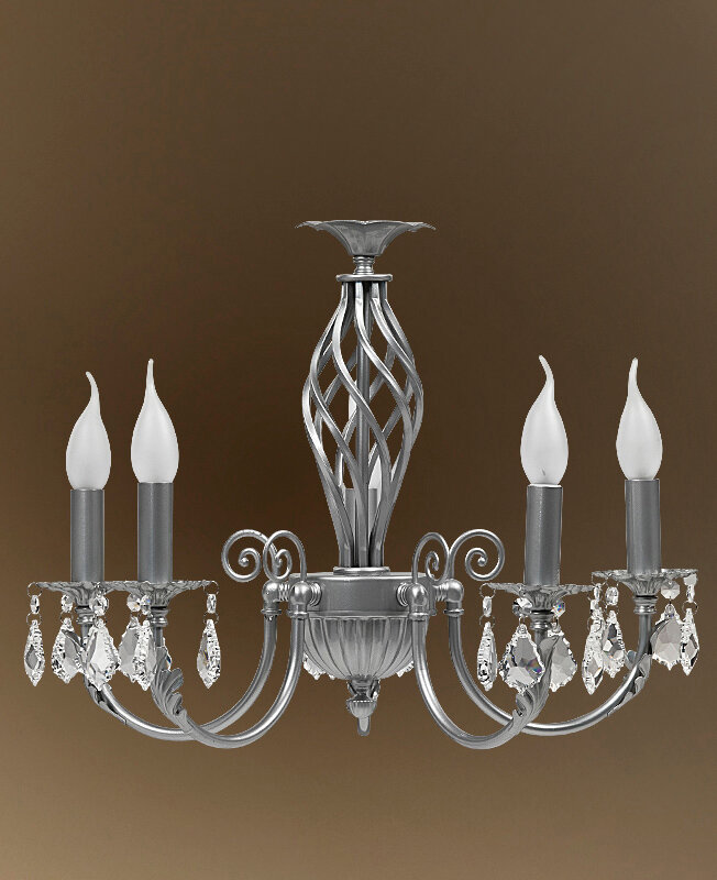 фото Люстра 5-ти рожковая "Шале Абель" с хрусталем арт.16654/5СХ