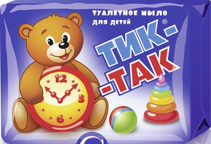 Мыло туалетное Тик-Так для детей, 150г