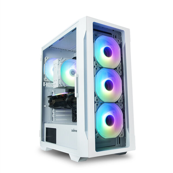 Корпус Zalman I3 NEO TG White, без БП, белый, ATX