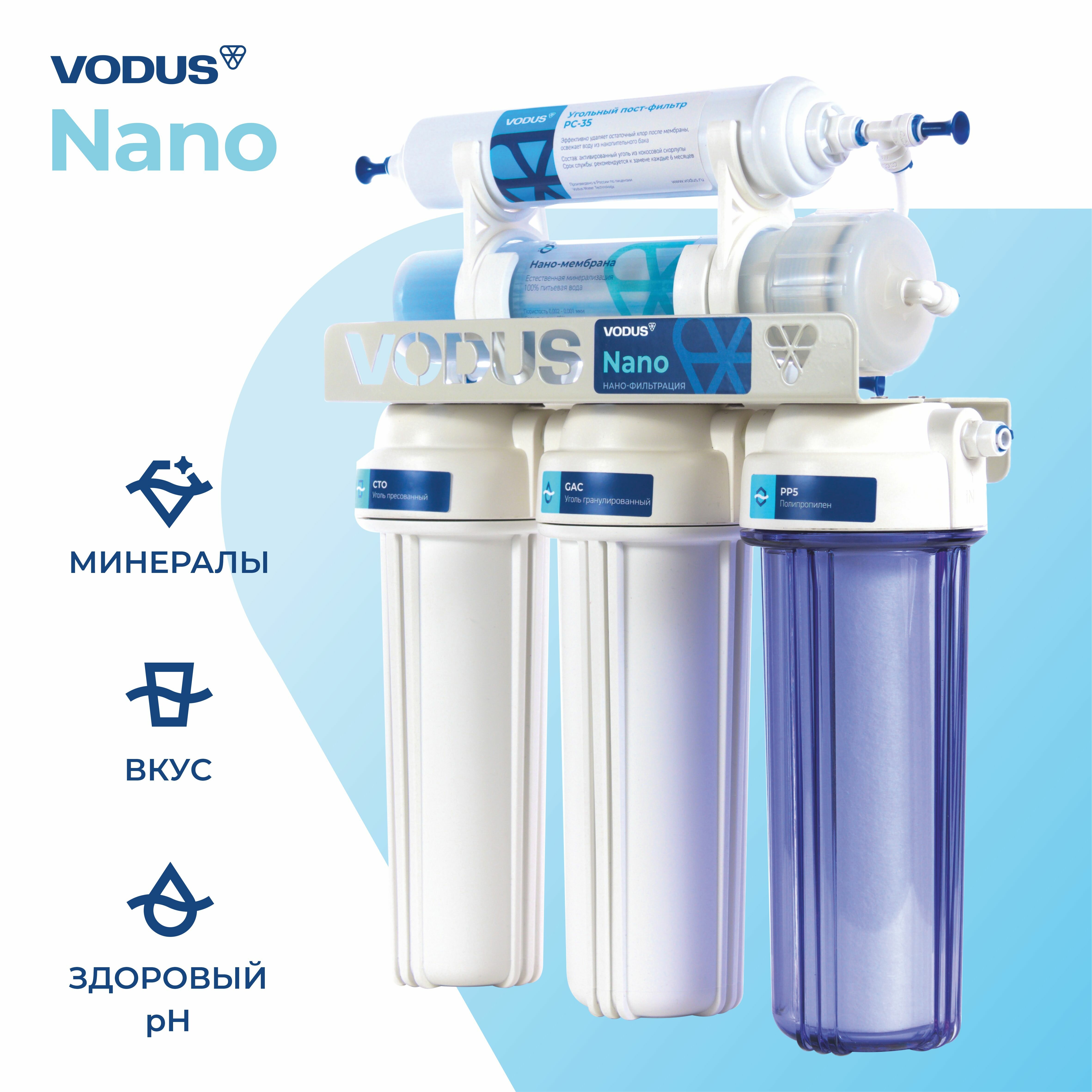 Vodus Nano мембранный фильтр - фотография № 1