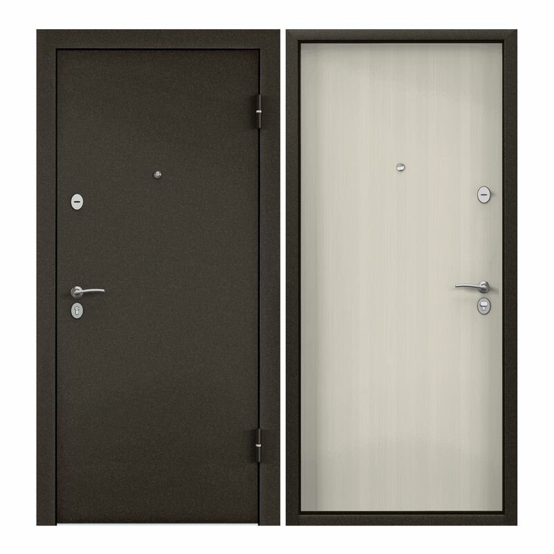 Дверь входная Torex для квартиры X3F 860х2050, правый, тепло-шумоизоляция, антикоррозийная защита, замки 3-го класса защиты, коричневый/бежевый - фотография № 1