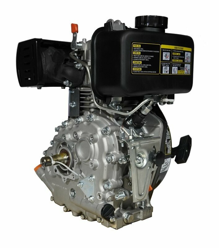 Двигатель для садовой техники Loncin Diesel LCD170F D20 - фотография № 5