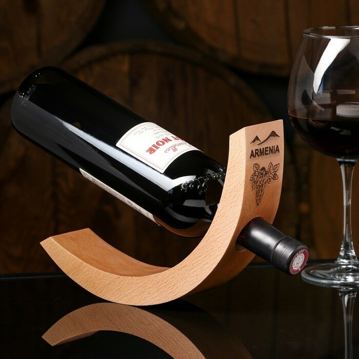 фото Подставка для вина деревянная "Баланс", микс, Армения