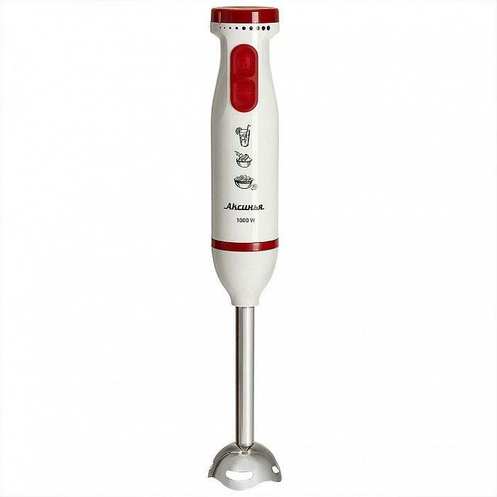 фото Блендер аксинья КС-320 белый с красным