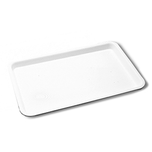 фото Поднос для приготовления и хранения при температуре -40 и 70С; пластик; длина=60, ширина=41 см.; белый