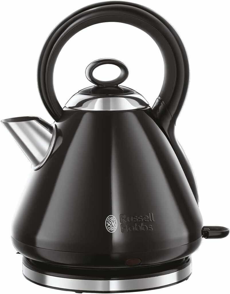 Электрический чайник Russell Hobbs 26410 Traditional 1,7 л, 3000 Вт, черный - фотография № 1