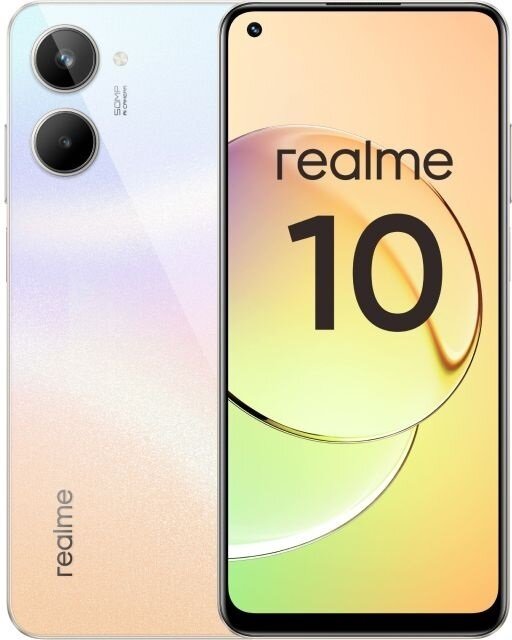 Смартфон realme 10 8/256 ГБ, белый (RU)