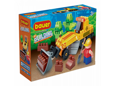 Конструктор Bauer Стройка набор с грейдером