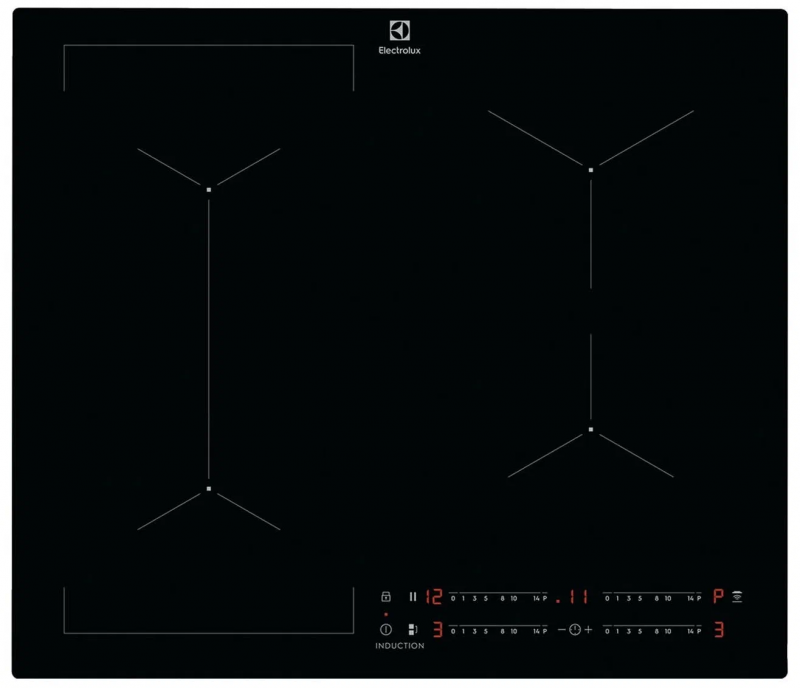 Индукционная варочная панель Electrolux IPEL6453KC, черный