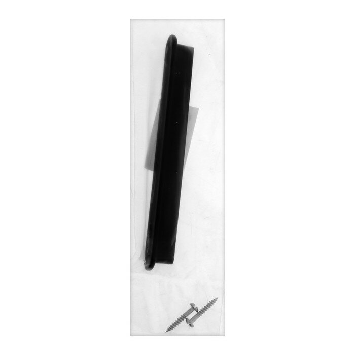 FlashMe Ручка-скоба С-35, пластик 96-128 мм, цвет черный матовый - фотография № 6