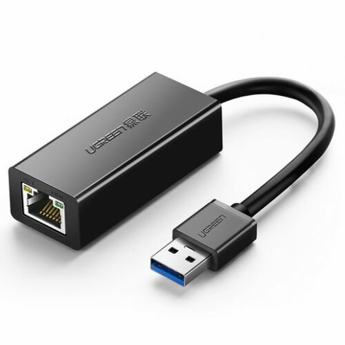 Адаптер UGREEN 20256 USB 3.0 to Gigabit Ethernet, черный