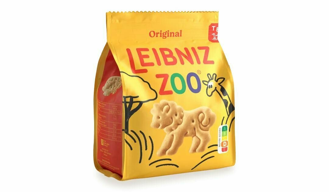 Сливочное печенье Leibniz Zoo фигурки животных 125г - фотография № 4