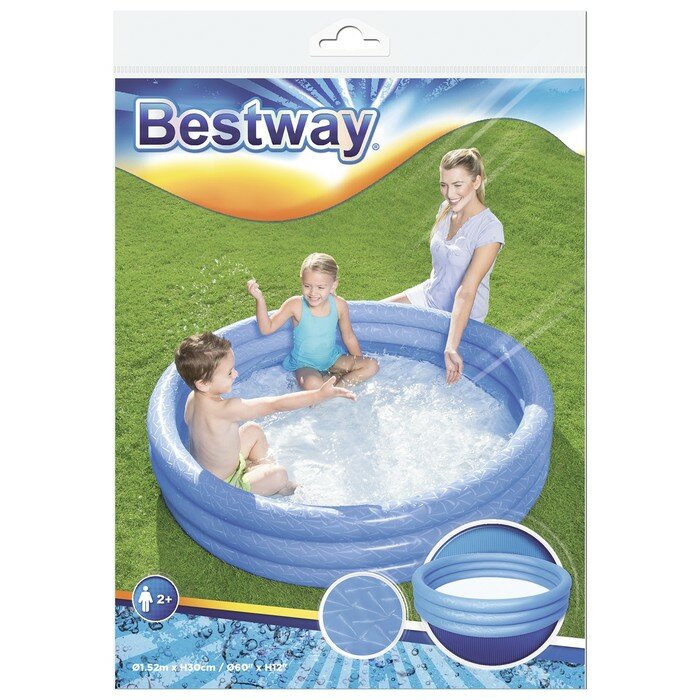 Bestway Бассейн надувной «Сияние», 152 х 30 см, от 2 лет, цвета микс, 51026 Bestway - фотография № 6