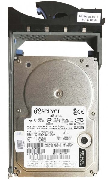   IBM 06P5759 36,4Gb 10000 U160SCSI 3.5" HDD