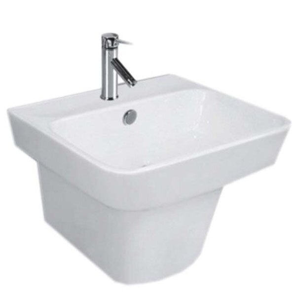 Раковина подвесная 50 см CeramaLux NB164 белая