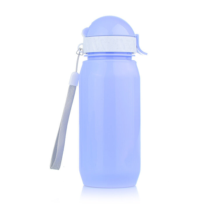 Бутылочка для воды с трубочкой, 400 мл, в ассортименте - фотография № 3