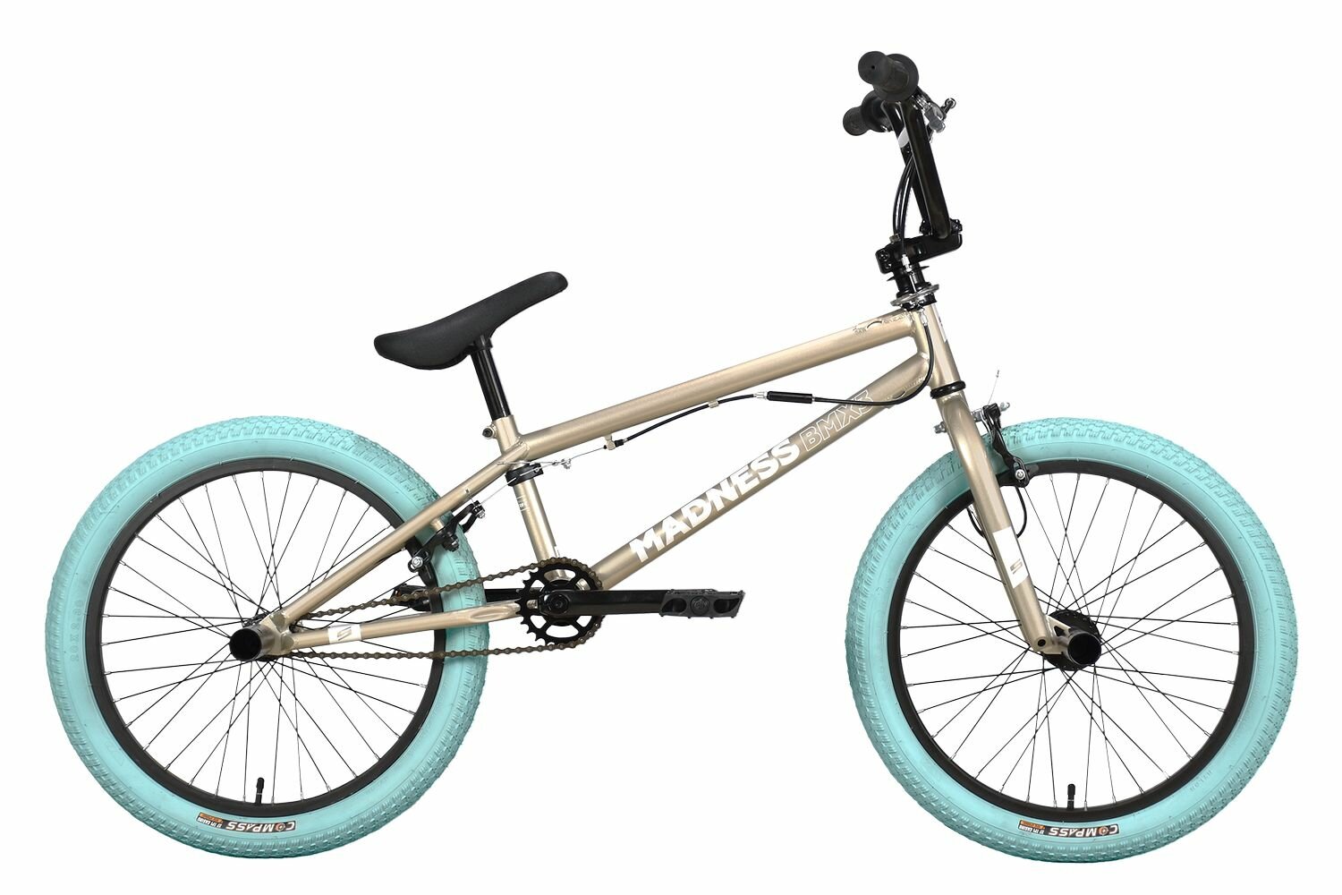 Велосипед Stark Madness BMX 3 (2023) (Велосипед Stark'23 Madness BMX 3 песочный/белый/голубой, HQ-0012545)