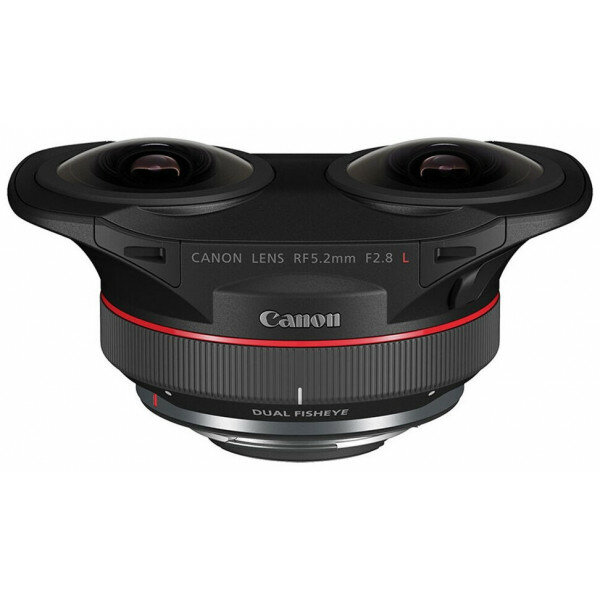 Объектив Canon RF 5.2mm f/2.8 L Dual Fisheye, черный