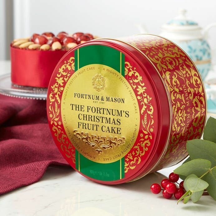 Рождественский фруктовый кекс Fortnum and Mason The Fortnum s Christmas Fruit Cake in a Tin (900 г) - фотография № 3