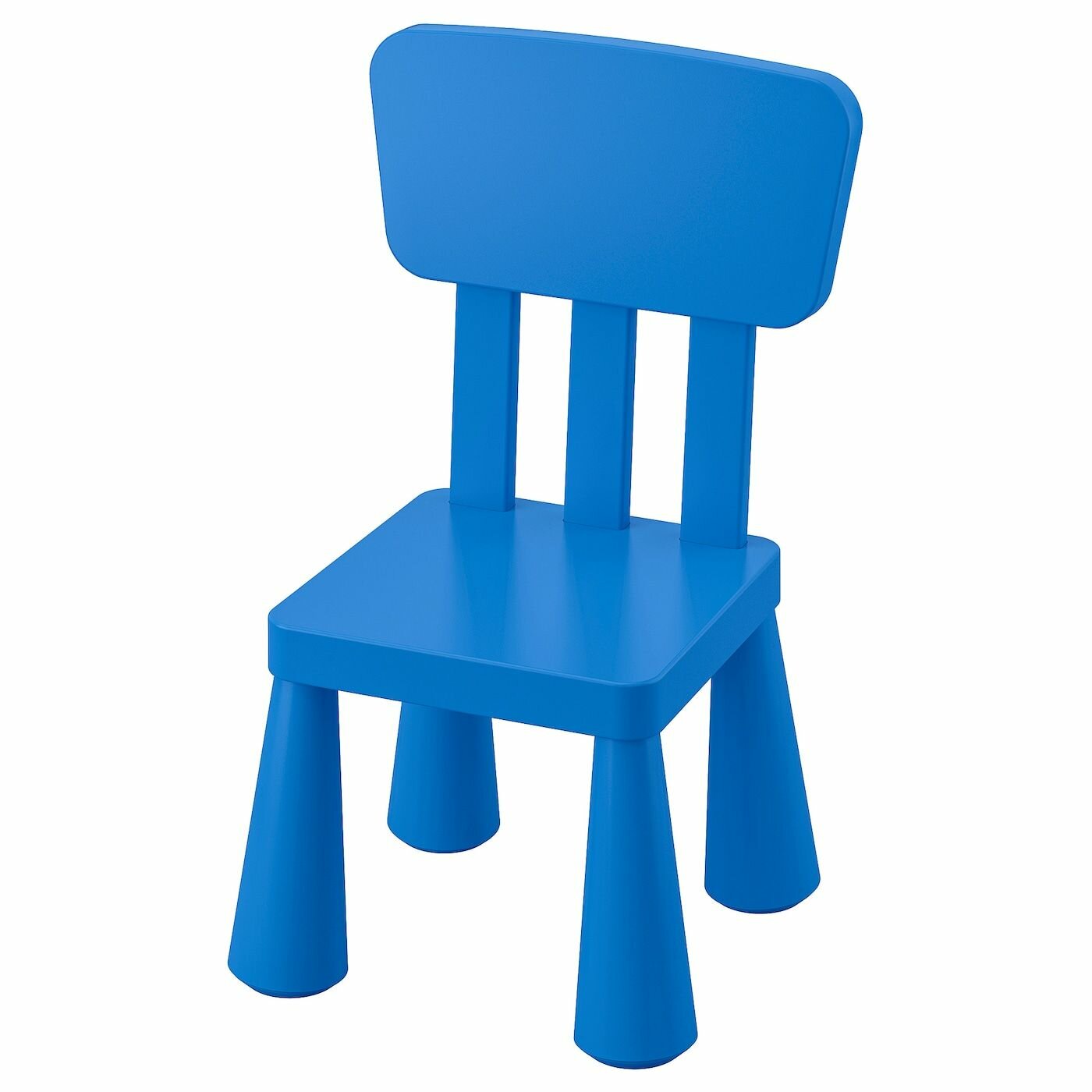 MAMMUT Детский стул 603.653.46 д/дома/улицы/синий IKEA - фотография № 1