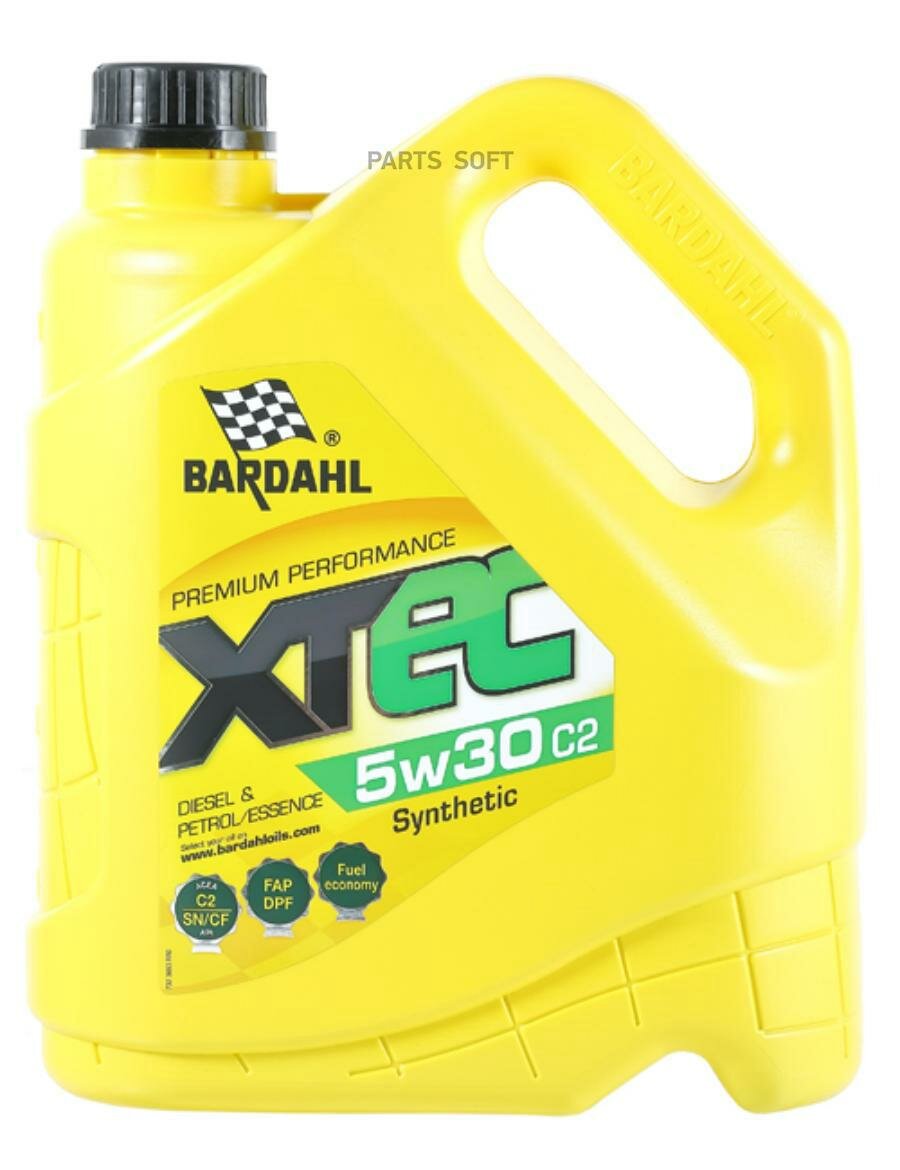 5w30 xtec c2 sncf 4l (синт моторное масло) bardahl