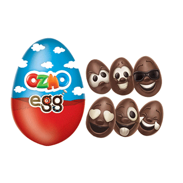 Шоколадное яйцо OZMO egg face 20гх24шт - фотография № 5