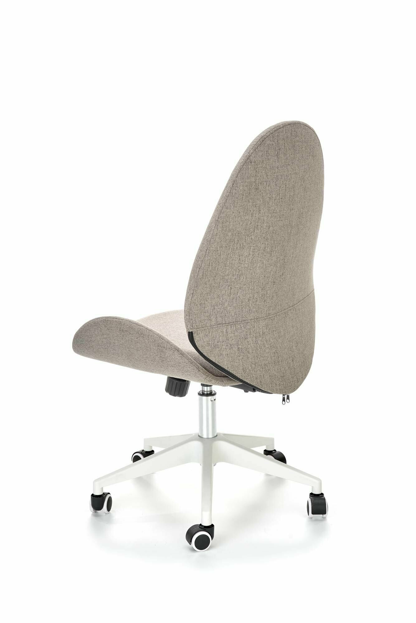Кресло компьютерное Halmar FALCAO (серый/белый) - фотография № 4