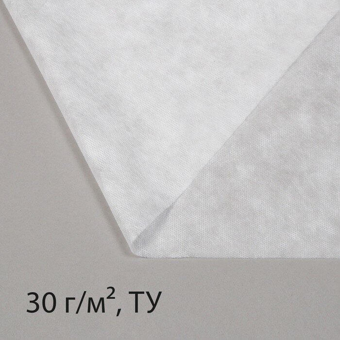 Материал укрывной, 20 × 3.2 м, плотность 30 г/м², с УФ-стабилизатором, белый, Greengo, Эконом 20% - фотография № 1