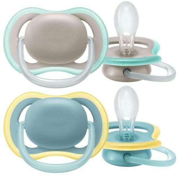 Пустышка силиконовая ортодонтическая Philips Avent ultra air SCF349/01 с 18 мес. 2 шт.