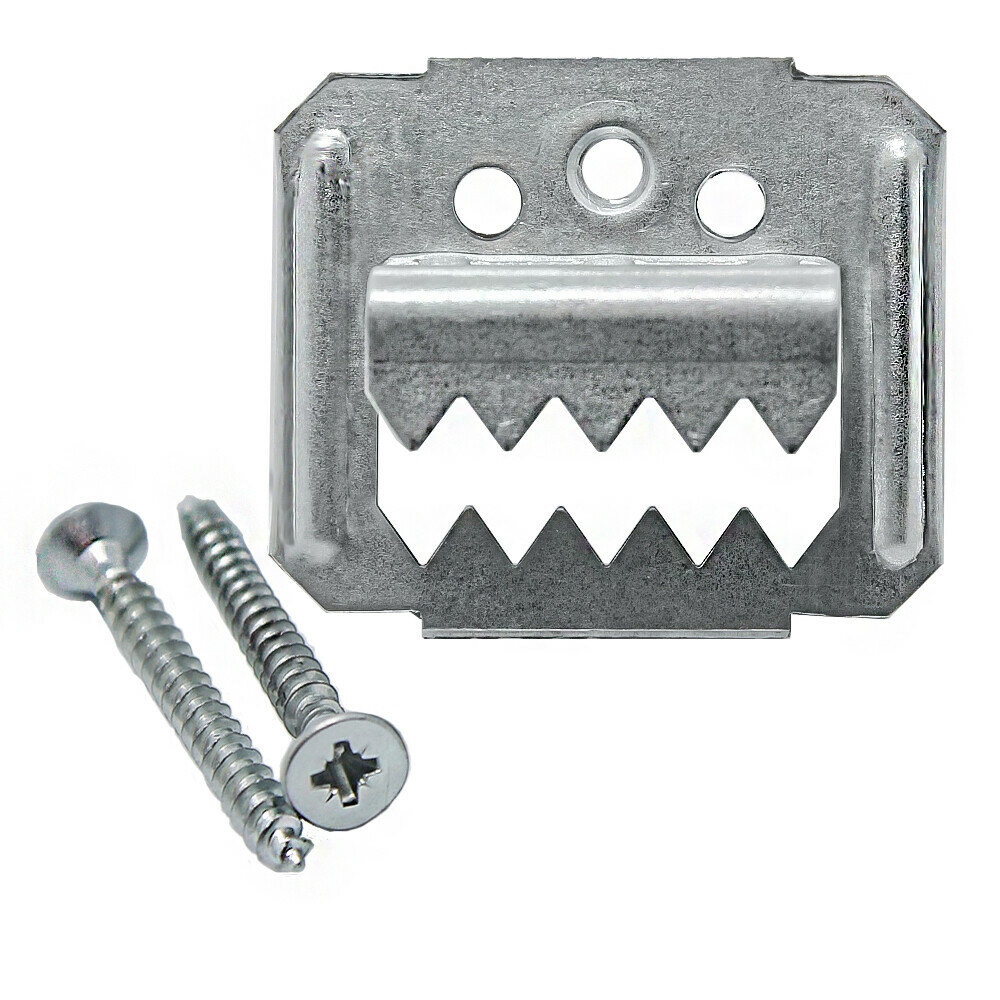 фото Крепеж кляймер №6 с саморезами для вагонки Осфикс Профи усиленный (50 шт.)