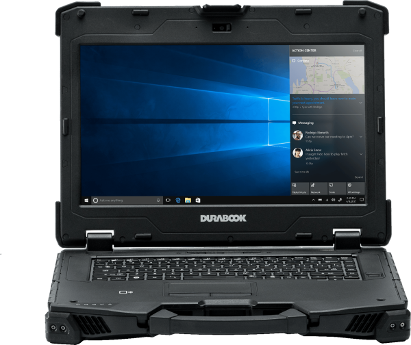 Защищенный ноутбук Durabook Z14I Basic Z4E1A2DAEBXX 14(1920x1080) Intel Core i5 1135G7(2.4Ghz)/8GB SSD 256GB/ /Windows 10 Pro