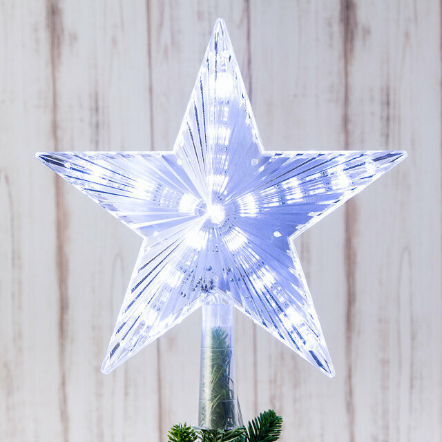 Snowhouse Светящаяся звезда на елку Starry Shine 21 см 31 холодная белая LED лампа ST31-W