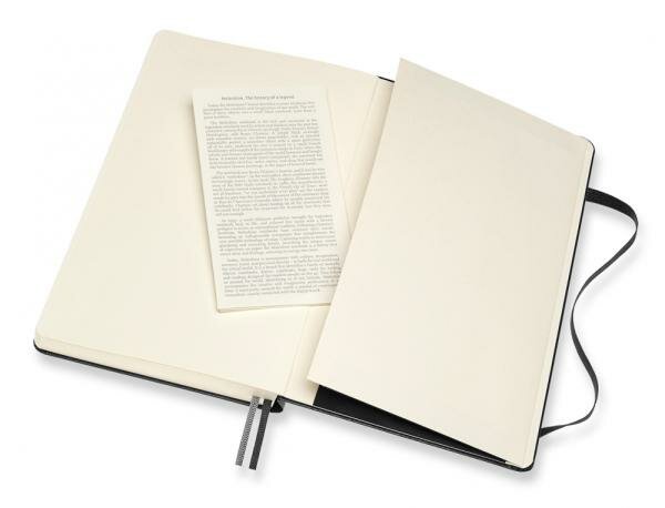 Блокнот Moleskine CLASSIC EXPENDED QP062EXP Large 130х210мм 400стр. нелинованный твердая обложка черный