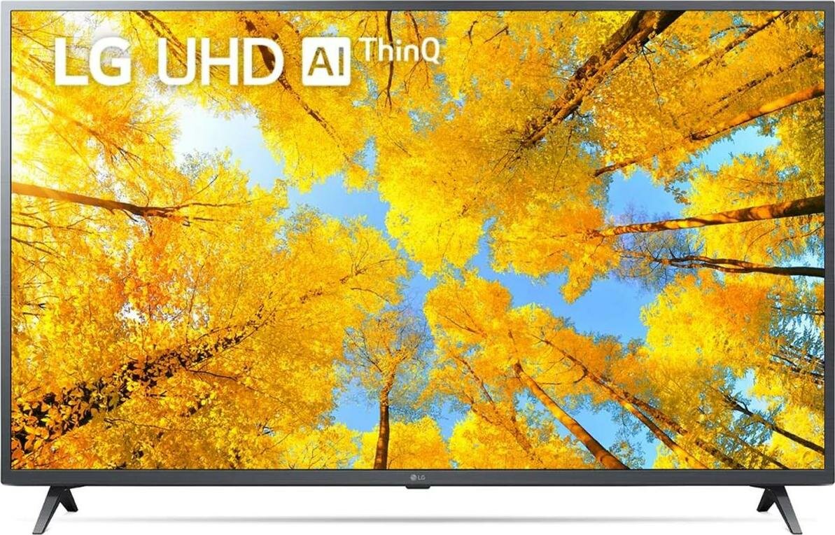 43" Телевизор LG 43UQ76003LD 2022 HDR, LED, OLED, металлический серый