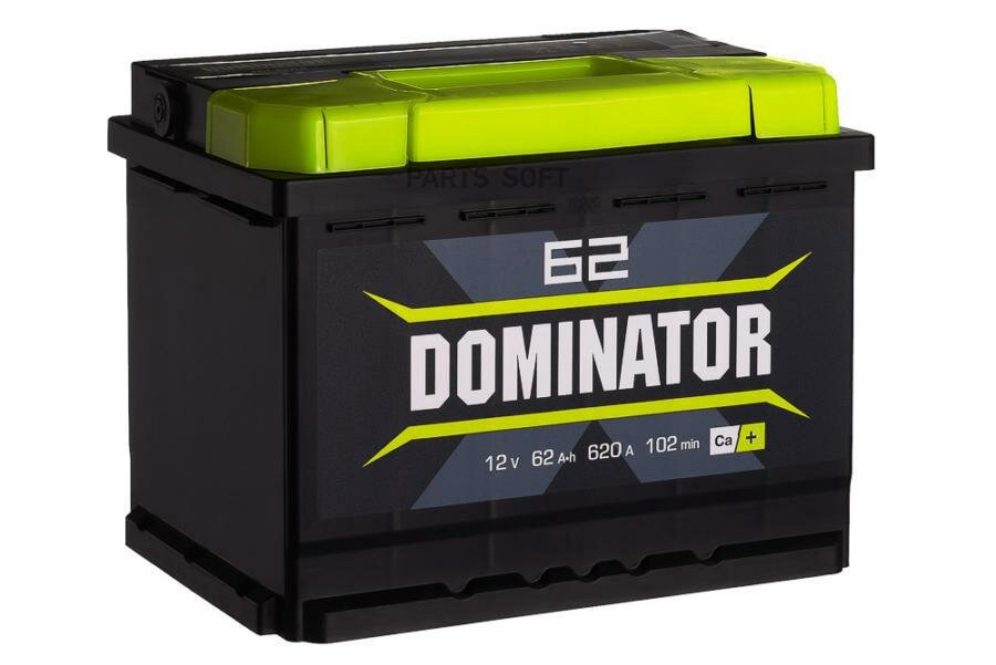 Аккумулятор Dominator 62 Ач 620А прямая полярность