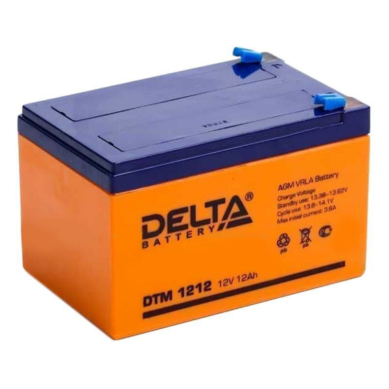 Delta Батарея аккумуляторная Delta DTM 1212 12В 12.0А*ч