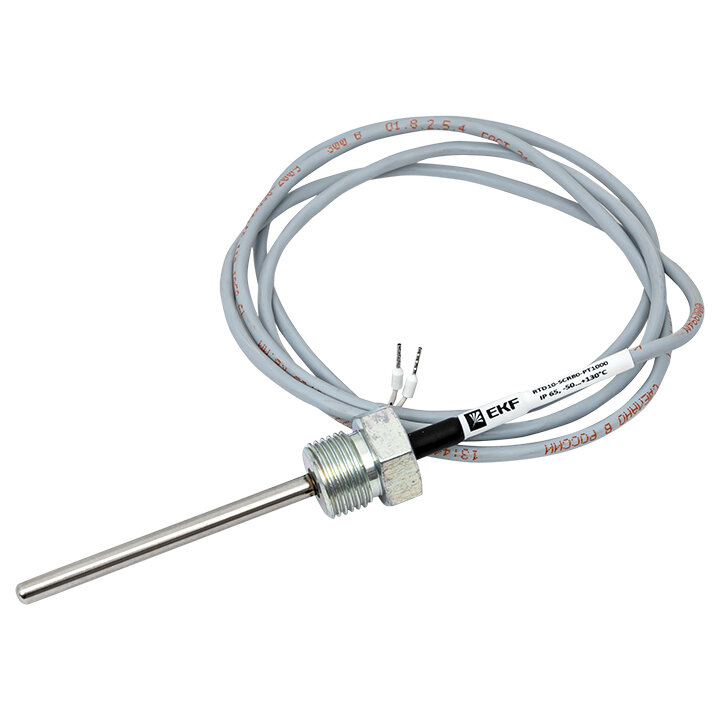 EKF Погружной кабельный датчик температуры жидкости 80 мм RTD10-SCR80-PT1000 RTD10-SCR80-PT1000 (7 шт.)