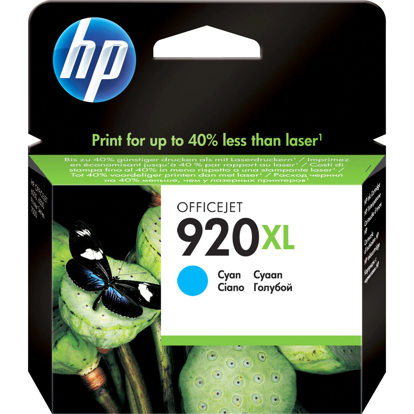 HP Картридж/ HP 920XL Cyan Officejet Ink Cartridge