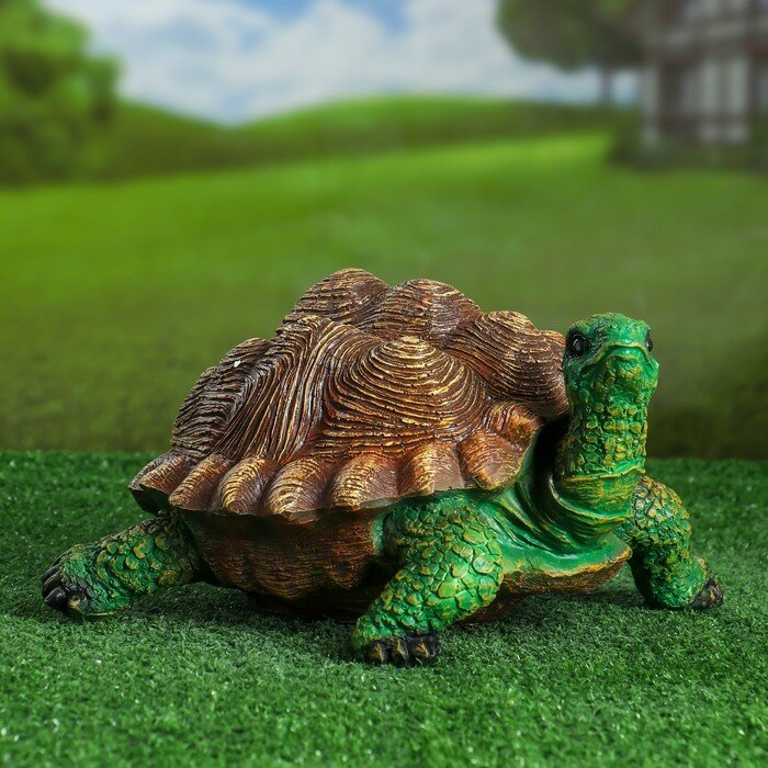 Садовая фигура "Черепаха" 30х23х16 см - фотография № 1