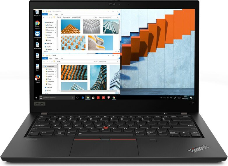 Ноутбук Lenovo ThinkPad T14 G2, 14" (1920x1080) IPS/Intel Core i5-1135G7/8ГБ DDR4/256ГБ SSD/Iris Xe Graphics/Windows 11 Pro, черный [20W1SG6P00]