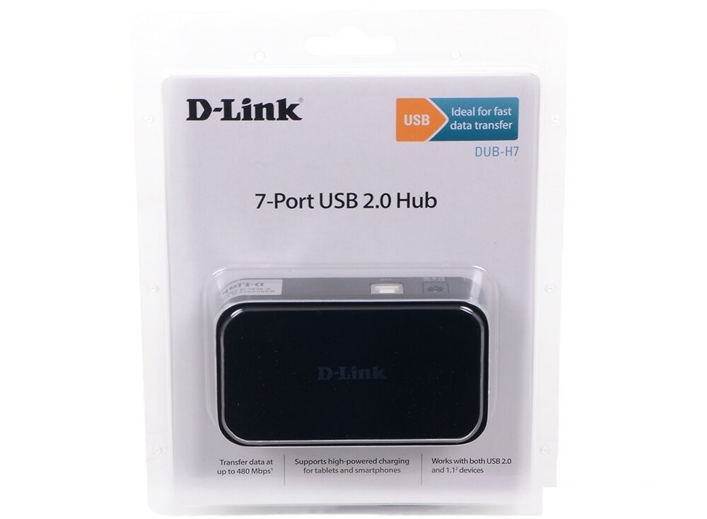 Концентратор USB 20 HUB D-link [DUB-H7]