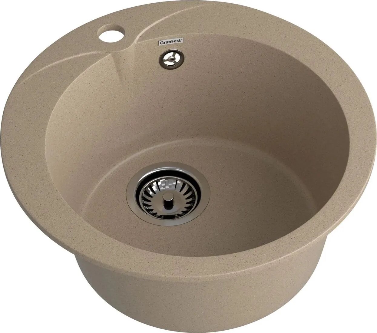 фото Мойка для кухни GranFest Rondo R-480 песочный