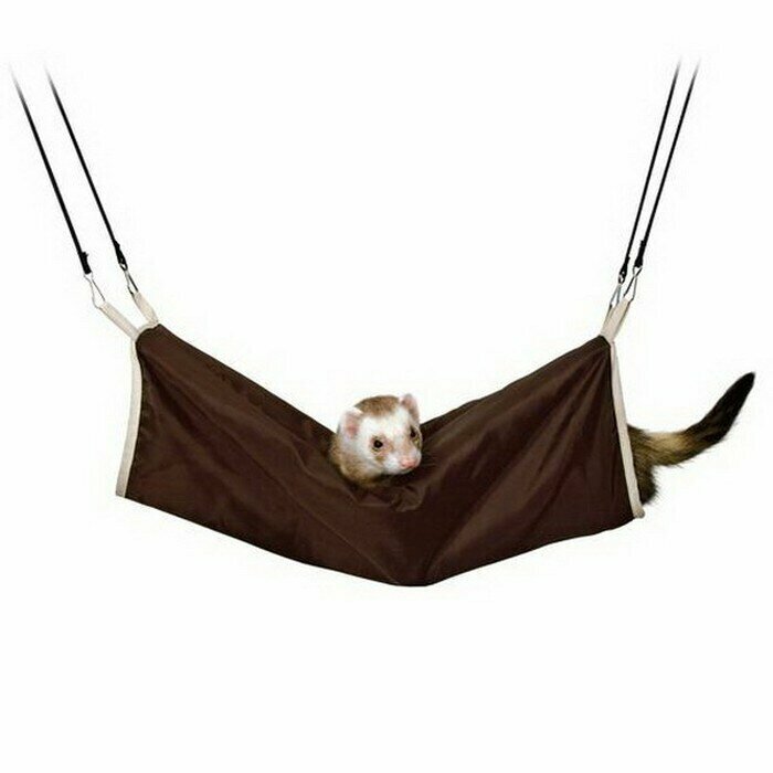 фото Гамак для животных, для грызунов, 20х45см, нейлон, искусственный мех, TRIXIE , 1 шт.