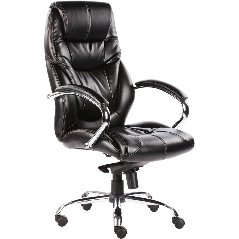 Кресло BN-Dp-Руководителя EChair-535 MPU к/з черный, хром