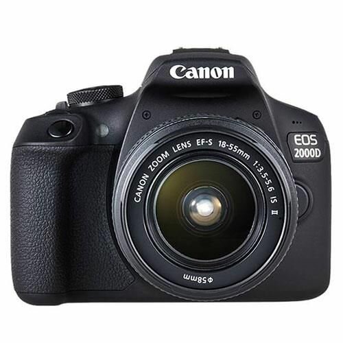 Цифровая зеркальная камера с объективом Canon EOS 2000D Digital SLR with EF-S 18-55mm IS II Lens