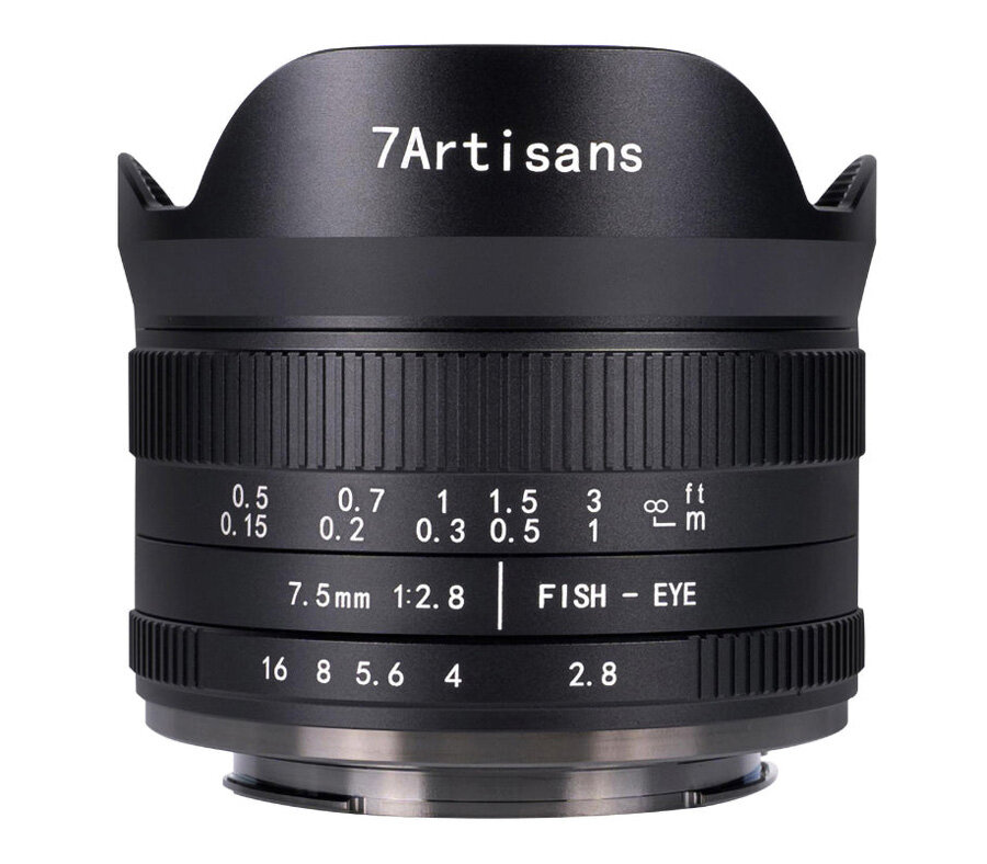 Объектив 7artisans 7.5mm f/2.8 II FishEye Fujifilm X