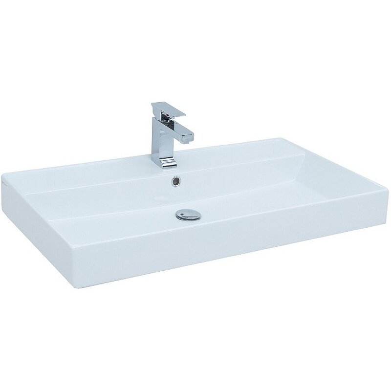 Комплект мебели для ванной Aquanet Nova Lite 60 302533 подвесной Дуб рошелье - фотография № 15